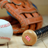 Baseball Sports Label On Sports Equipment