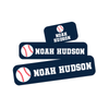 Classic Combo Label Pack With Baseball Design Option